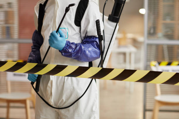 Professional Biohazard Cleanup technician working in Funk, NE